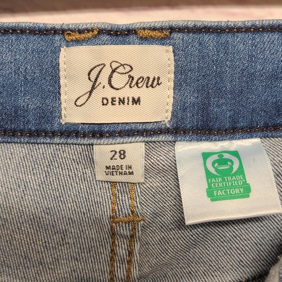 J.‎ Crew Flare Wide Leg Jeans in Classic Blue - Picture 5 of 6